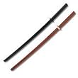1 Black and 1 Natural Wooden Bokens set of 2 Training Swords