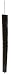 Long Radiator Brush with Dark Goats Hair (115/50cm)