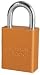 American Lock Orange Aluminum Lock W/ 1 Inch Shackle For Enduring High Temperature An...