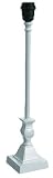 Oriva 46309-90 Lampenfuß, Metall, 10 x 10 x 48 cm, E14, weiß