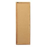 QRT300 - Cork Bulletin Board with Slim Line Oak Frame