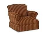 Klaussner 243MC Bunker Pattern Chestnut Color Chair