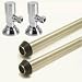 Mountain Plumbing Products 1/2 in. Compression x 3/8 in.O,D, Compression Round Handle Lavatory Angle