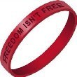 Freedom Isn't Free Wristband