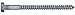 Hillman Fasteners 812012 100 Pack44; 0.25 x 2.50 in. Hex Head Lag Bolt.