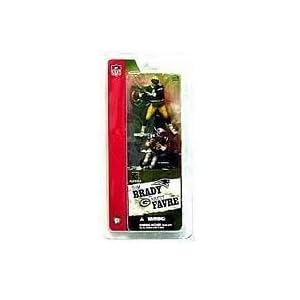 Mcfarlane 3 NFL 2-packs Tom Brady and Brett Favre