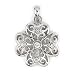 Young & The Restless ~ Ashley ~ Sterling Silver CZ Flower Pendant