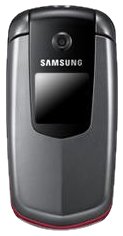 Samsung - E2210 - Téléphone portable - Bluetooth - Appareil photo VGA - mp3 - Gris / Rouge