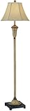 Lite Source C61102 Varali Floor Lamp, Painted Body with Light Gold Shade
