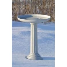 Allied Precision Kozy Bird Bath with Pedestal by Allied Precision