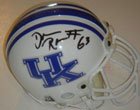 Dewayne Robertson Signed Wildcats Mini Helmet