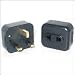 NON GROUNDED US / EURO PLUG TO 3 PIN UK PLUG - VP 25