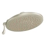Moen S6320BN Velocity Two-Function 8-Inch Diameter Rainshower Showerhead, Brushed Nickel