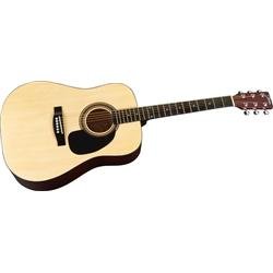 Johnson JG-610 Acoustic Guitar White Wood (White Wood)