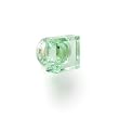 Diamond Square Green Glass Drawer Knob