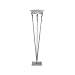 Zaneen Z6203VSI Genova Floor Lamp, Vintage Silver - Cream Scavo