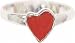 Ring 925 Silber Emaille Herz