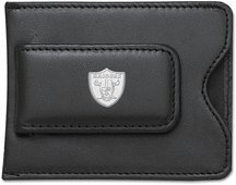 Oakland Raiders NFL Sterling Silver 5/8 Charm Money Clip