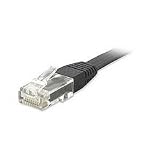 CAT5E Ethernet Flat Cable, Wboot 10FT, Black