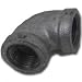 1-1/4X1 BLACK 90DEG REDU ELBOW