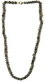 Birthday Gifts - Chain Necklace In Rolite Gemstone Healing Beads Handmade Jewelry India 17 