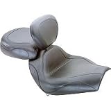 04-08 KAWASAKI VN1600B: MUSTANG 2 PIECE VINTAGE SEAT WITH BACKREST by Mustang