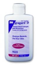 3M Avagard Instant Hand Antiseptic with Moisturizers, 3 oz, Case: 48