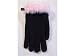 Baking Beauty's Oven Gloves Kimberly Ann Black with Pink Trim Oven Gloves 1-pair