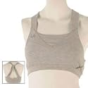 LA Crop Bra Top Ladies Grey Marl 12