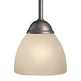 Dolan Designs Fairmont Mini-Pendant with Caramelized Glass Vista Finish: 2551-66
