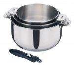 Série de 3 casseroles inox 18/10 Salvaspazio Lagostina 21Al2 UQq%2BL. SL160 Série de 3 casseroles inox 18/10 Salvaspazio Lagostina