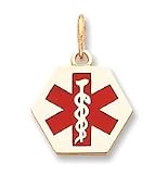 14k Medical Jewelry Pendant