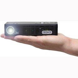 AAXA P4 P4X Pico Projector, 80 Lumens, Pocket Size, Li-Ion Battery, HDMI, Media Player, 15,000 Hour LED, DLP Projector