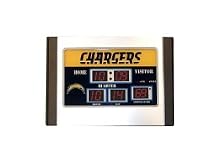 San Diego Chargers 6.5"x9" Scoreboard Desk Clock