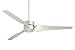 Emerson HF1160BS Industrial Fan-60-in. 3 Indoor/Outdoor Contoured Metal Blades, 6 in. Downrod. Ceiling Fans & Accessories, 56 to 65 Inches, Brushed Steel
