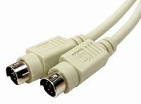 Cable, PS/2 Keyboard/Mouse, MiniDin6 M/M, 6'