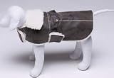 Faux Crocodile & Sherpa Dog Coat Jacket Small Apparel