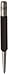 Starrett Steel Prick Punch with Knurled Grip for Precise Positioning and Secure Holding - Hardened and Tempered Steel, 4