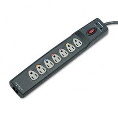 Fellowes 7 Outlets Surge Suppressor - Receptacles: 7 - 1600J