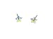 Aurore Boreale Star Shape Swarovski Austrian Crystal Earrings, 5mm