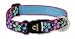 Lupine 1 Adjustable Dog Collar-12-20-Flower Power Pattern
