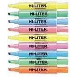 Hi-liter fluorescent desk style highlighter, fluorescent green ink - Same Day Shipping (orders by 3 pm), Next Day Delivery (in most cases)