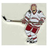 Denver Pioneers Home Hockey Skater Pin
