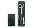 Top Quality 4 piece Stainless steel Travel Grooming set for Men in Leather case, Germany