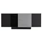 Panasonic SC-HC3 Ultra-Slim iPod Docking Speaker System with CD player, AM/FM Radio, Clock, Alarm, and Remote (Black)
