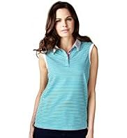 Per Una Pure Cotton Striped Polo Shirt