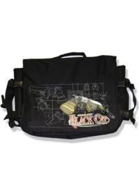 Black Cat - Messenger Side School Bag - Sharpshooter Gun