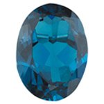 26.00 Cts of AAA 22x16 mm Oval Loose London Blue Topaz ( 1 pcs ) Gemstone