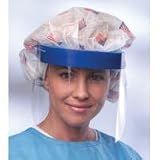 Medline Latex Free Disposable Elastic Face Shield with Full Foam Top, Each