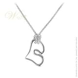 MILLE LUCCI: *HEART DROP* NECKLACE